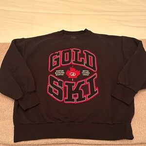 Goldbergh Ski Gold Ski Crewneck Size S